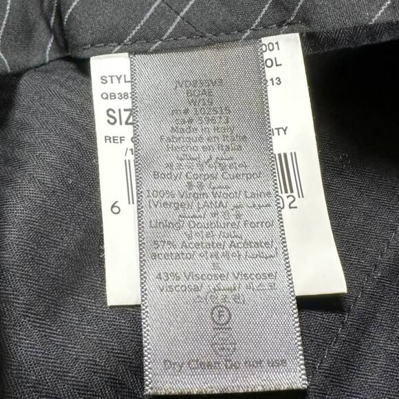 John Varvatos NWT 100% Virgin Wool Gray Trousers Size 44R US 28/29 Non Tailored - Picture 4 of 9